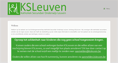 Desktop Screenshot of ksleuven.be
