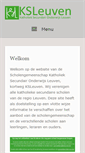 Mobile Screenshot of ksleuven.be